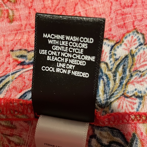 Red Floral Camisole - Picture 5 of 5